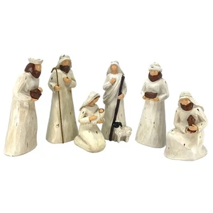 Christmas Nativity Scene Set of 6 Figurines 8.2 Inch - Picture 1 of 9