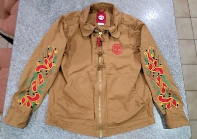 Abrigo Chaqueta Timberland X CLOT Lona Tareas Bordado Raro Talla Pequeña Para Hombres Foto 1 de 4