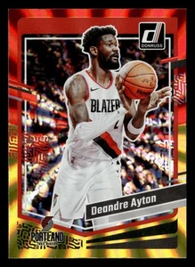Deandre Ayton 2023-24 Donruss RED GOLD LASER SP #72 Portland Trail Blazers - Picture 1 of 2