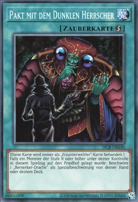 YuGiOh Pakt mit dem Dunklen Herrscher DCR-25TH-DE030 Common Deutsch NM unl. - Bild 1 von 2