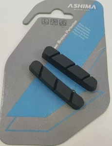 Coppia pattini pastiglie freno per bici da corsa Campagnolo cerchi alluminio - Foto 1 di 4