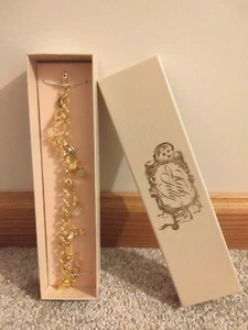 Kirks Folly Baby Charms Bracelet Yellow Gold Finish - Picture 1 of 9