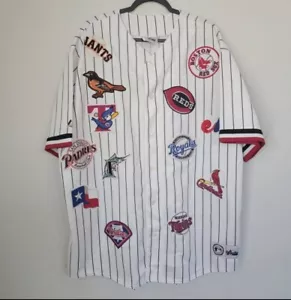 Majestic Collection MLB Teams LOGOS Patches Stitched Jersey Mens 3XL - Picture 1 of 6