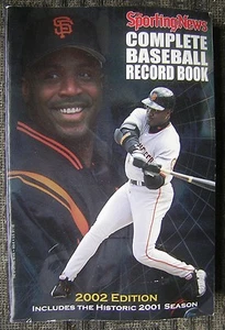 2002 Sporting News Complete Baseball Record Book with Barry Bonds Cover - Picture 1 of 5