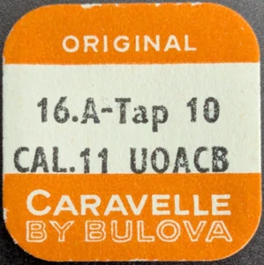 NOS NEW Genuine Bulova Cal. 11UOACB # 16A Long Winding Stem - Tap 10 Watch Part - Picture 1 of 2