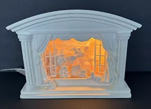 DEPT 56 Village Silhouette Treasures Dash Away All 78648 Lighted Scene 2000 - Picture 1 of 15
