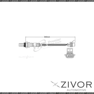 Post Cat. Oxygen Sensor Front For Holden Captiva 3.0 Dir. Inj LFW 6 Cyl #EGO-794 - Picture 1 of 1