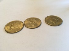 Bandai Sport Stars Collector Coins 1990 Don Mattingly x2 Cal Ripken Jr