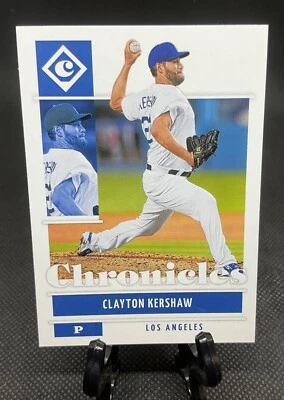 2022 Panini Chronicles #49 Clayton Kershaw - Los Angeles Dodgers - Image 1 of 3