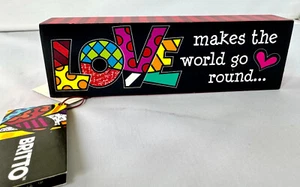 Britto Sentiment Desk Block – LOVE ** NEW ** - Picture 1 of 7