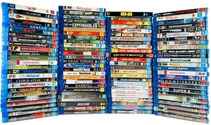 100 Blu-Ray Movie Bulk Lot Mixed Genre All in Good to Very Good Condition - Picture 1 of 9