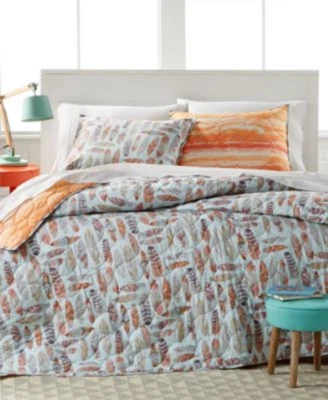 Keeco Zensa Queen 3 Piece Reversible Quilt Set NEW - Image 1 of 4