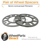 Wheel Spacers (2) 5mm Universal for Toyota Previa [Mk1] 90-99