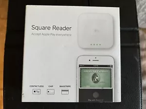 SQUARE READER CONTACTLESS CHIP MAGSTRIPE ACCEPT PAYMENTS EVERYWHERE VIA CELLULAR - Picture 1 of 2