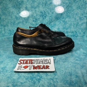 Dr. Martens Black Low Top Made In England Leather Oxford Shoes Women’s US8/UK6 - Picture 1 of 9