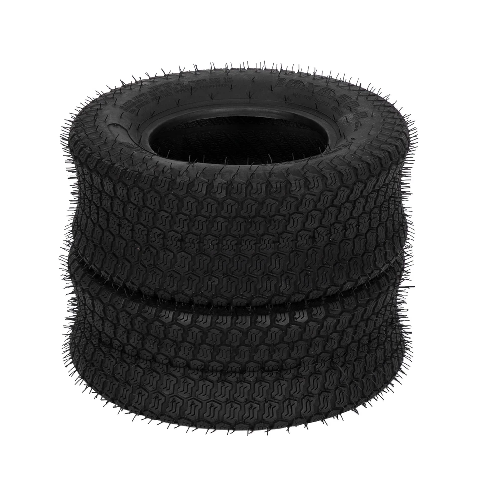 TWO millionparts 16x6.50-8 Soft Turf Lawn Mower Tires Load Capacity:620 lbs
