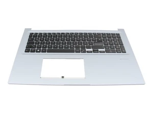 Oryginalna klawiatura Asus M1702QA z Topcase DE (niemiecka) czarno-szara - Zdjęcie 1 z 4