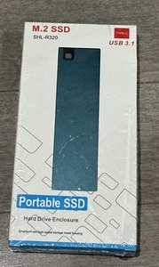 New, Portable 2-TB External Solid State Drive (SSD) Slim Package - Imagen 1 de 4