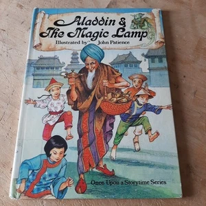 Aladdin & The Magic Lamp Once Upon A Storytime Series Hardcover Children's - Picture 1 of 8
