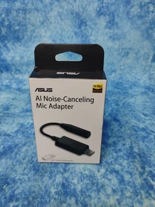 ASUS AI Adattatore Microfono Cancellazione Rumore USB-C 3.5mm, Migliora Prestazioni Mic-Nuovo - Foto 1 di 24