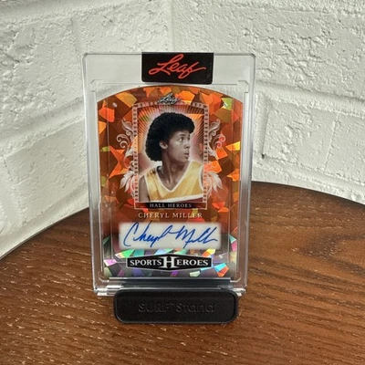 Leaf Sports Heroes Hall Heroes 2025 Cheryl Miller troquelado automático 4/6 Foto 1 de 3