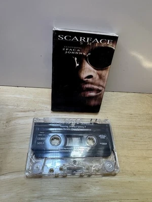 Smile - Scarface 1997 Ft. 2pac Cassette Single RARE HIP HOP Rap Foto 1 de 2