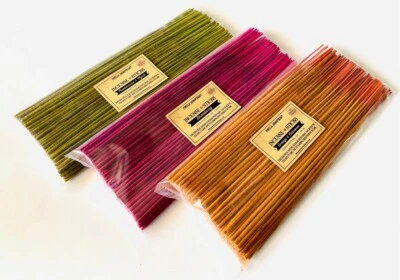 100 x Slow Burn Incense Sticks, Masala Indian, Joss Incense, Multiple fragrances - Image 1 of 4