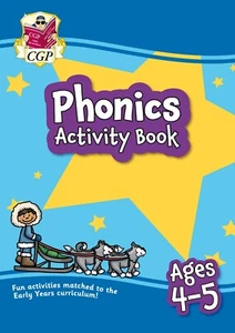 Ages 4-5 Reception Level Phonics Home Learning Activity Book CGP - Imagen 1 de 6