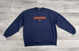 Nike Syracuse Orange Vintage Center Swoosh Rundhalsausschnitt Pullover Herren Größe 2XL - Bild 1 von 2