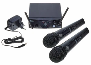 AKG WMS40 Mini 2 Vocal Set US25B/D  537.900 + 540.400MHz Radiomicrofono Doppio. - Foto 1 di 11