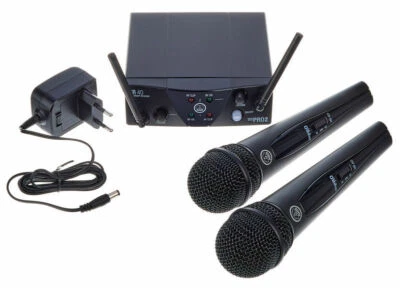 AKG WMS40 Mini 2 Vocal Set US25B/D  537.900 + 540.400MHz Radiomicrofono Doppio. - Immagine 1 di 4