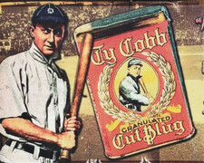 ty cobb 8x10 art print detroit tigers 3 w.s 4189 hits 1909 triple crown