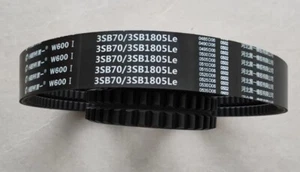 1PCS NEW FIT FOR triangle belt W600 black one tooth 3SB70/3SB1805Le belt - Afbeelding 1 van 3