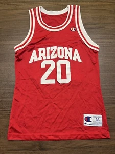 Camiseta deportiva de colección Arizona Wildcats Damon Stoudamire Red Champion - talla 36 - Imagen 1 de 4