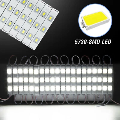 5730 3LED SMD Module Injection Decorative Waterproof LED Strip Light Lamp DC 12V - Image 1 of 4