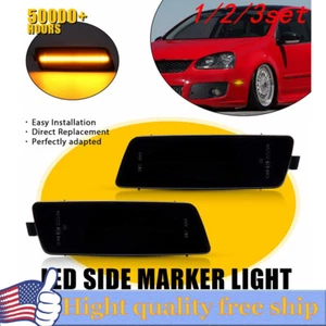 2/4x LED Amber Marker Side Bumper Signal Lamp For MK5 05-10 VW Jetta Golf/GTI - Picture 1 of 22