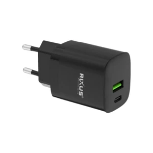 Chargeur rapide Usb Type C + Usb Type A 30W PD Rixus RX95 - Photo 1/2
