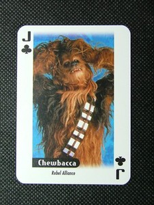 1 x playing card Star Wars Heroes Lando Calrissian Rebel Alliance 10C