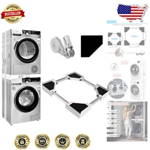 29" Washer Dryer Stacking Kit - Easy Installation with Ratchet Strap Included - Picture 1 of 10