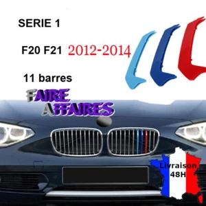 3 Presilla Bandas Rejilla Calandra BMW M Motorsport Potencia F20 F21 114D - Imagen 1 de 3