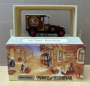 MATCHBOX GREAT BEERS OF THE WORLD YGB10 1927 TALBOT - SOUTH PACIFIC - Picture 1 of 3