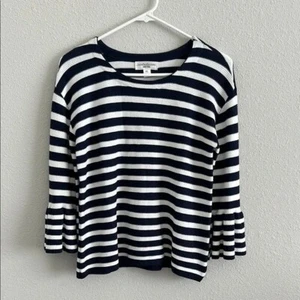 John Paul Richard bell sleeve sweater blouse - Picture 1 of 6