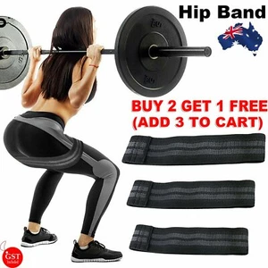 Resistance Hip Circle Band Booty Exercise Glute Non Slip Peach Glute Loop Band - Picture 1 of 8