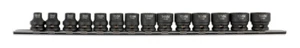 Laser Tools 3/8"D Stubby Impact Socket Set 14pc Single Hex 6mm to 19mm 6689 - Picture 1 of 1
