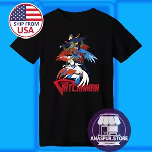 Gatchaman Retro Dibujos Animados Para Hombre Negro Talla S-5XL - Imagen 1 de 1