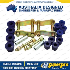 Rear Greasable Shackle and Bushing Kit for Toyota Hilux RN106R RN110R RZN169 - Picture 1 of 2