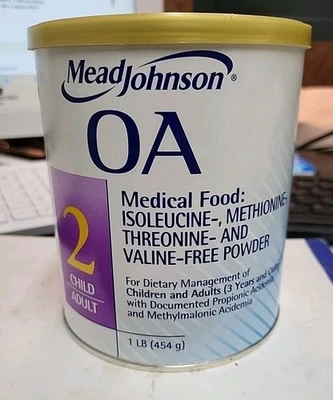 Mead Johnson OA*Alimento médico*Isoleucina*Metionina*Treonina*Polvo sin valina  Foto 1 de 4