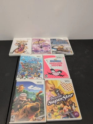 Lote de 7 juegos Nintendo Wii Disney, movimientos suaves, ir de vacaciones  Foto 1 de 2