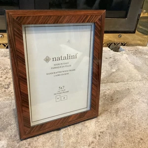 Natalini Picture Frame Handcrafted Italian Wood Made in Italy 5x7 - Picture 1 of 3