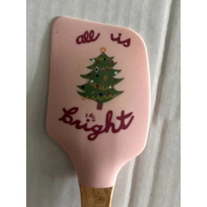 Spatola Albero di Natale Tutto è Rosa Brillante Decorazione Cucina Utensile - Foto 1 di 4
